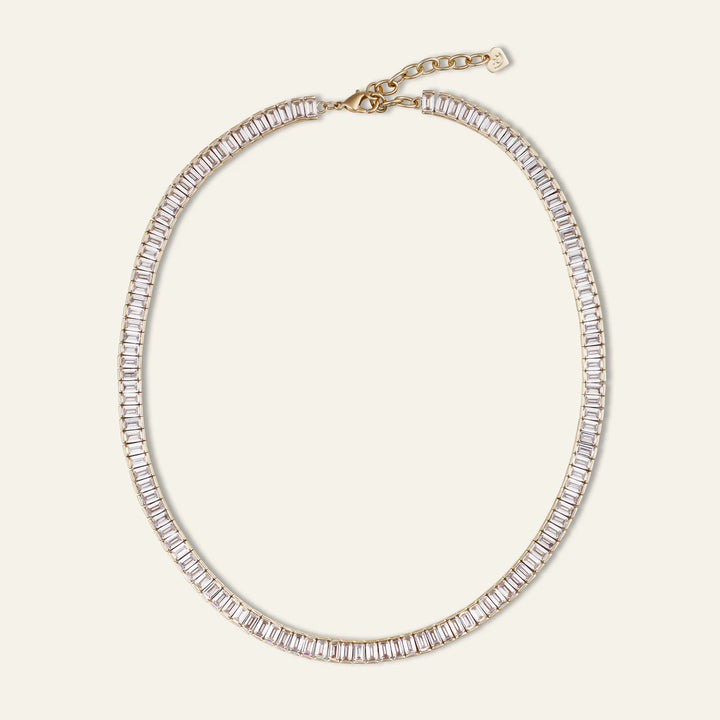 Bezel Tennis Necklace