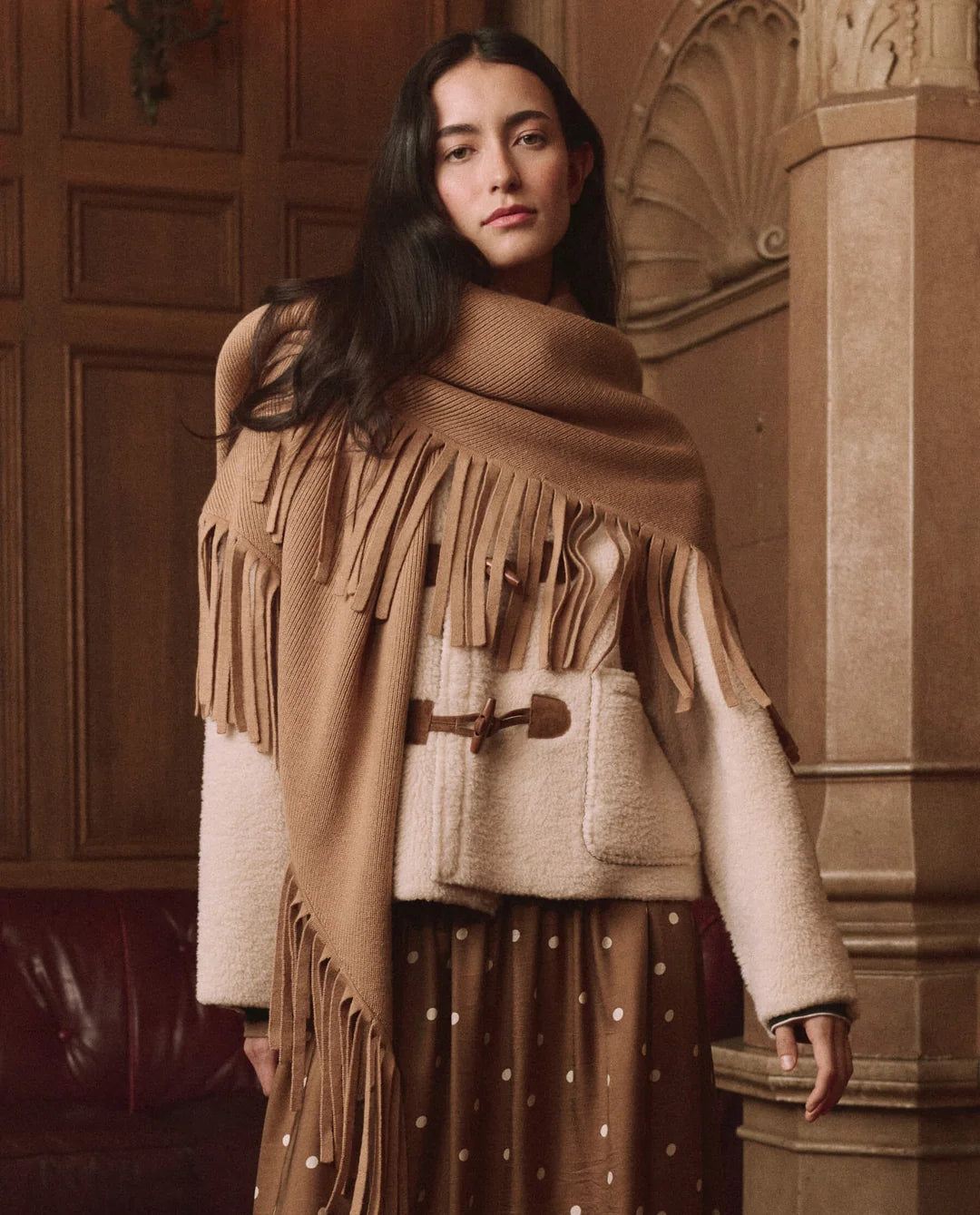 Fringe Sweater Scarf