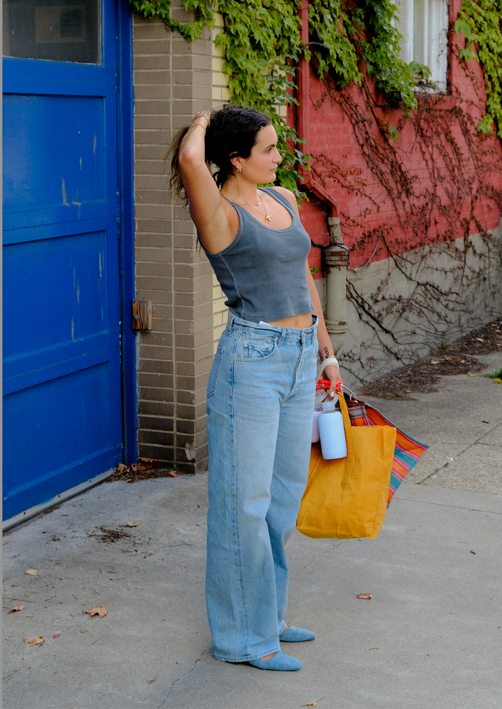 Crop Ribbed Tank