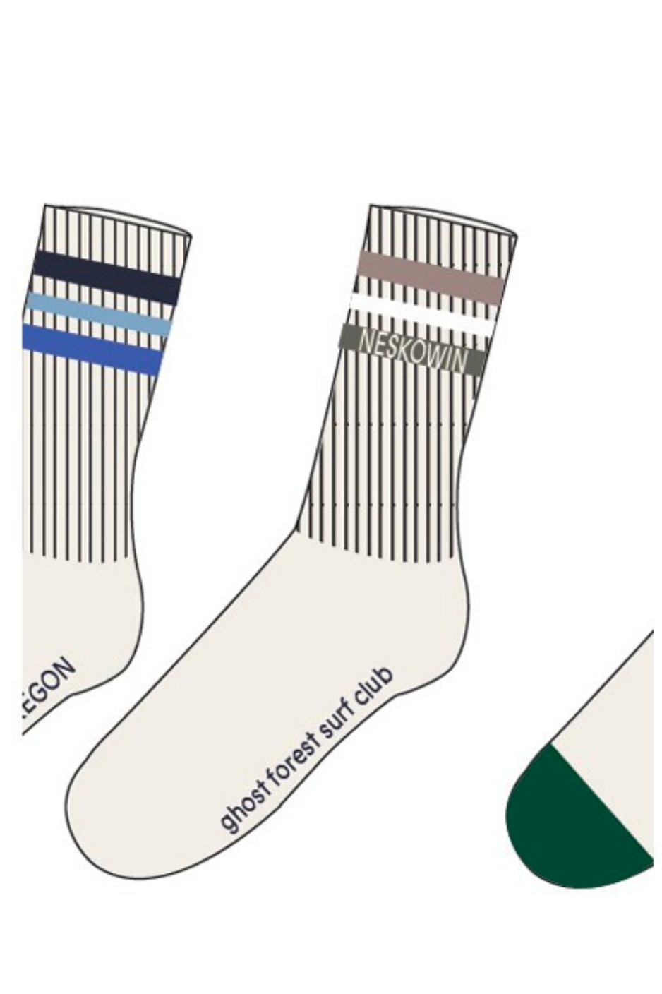 Neskowin Stripe Sock
