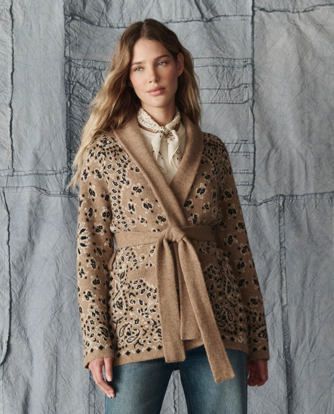 Bandana Riding Cardigan