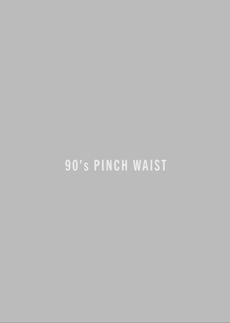 90'S Pinch High Waisted Straight